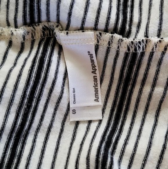 Classic American Apparel Striped Low Back Tank Dress - Picture 3 of 4